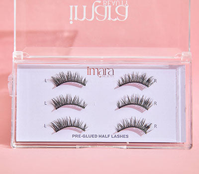 Lady Press On Half Lashes