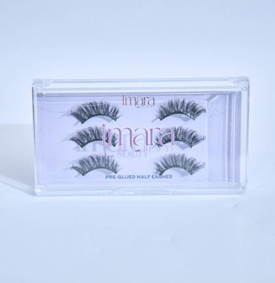 Fiery Press On Half Lashes