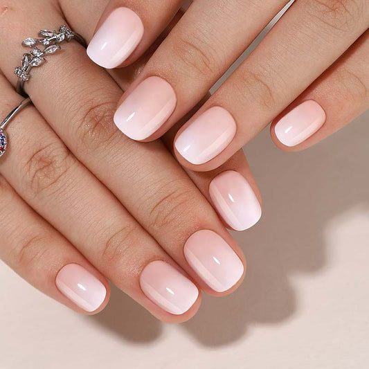 Coral Cotton Gel Press Ons