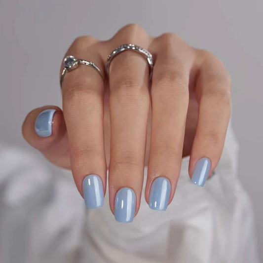 Cloud Glazed Short Press Ons