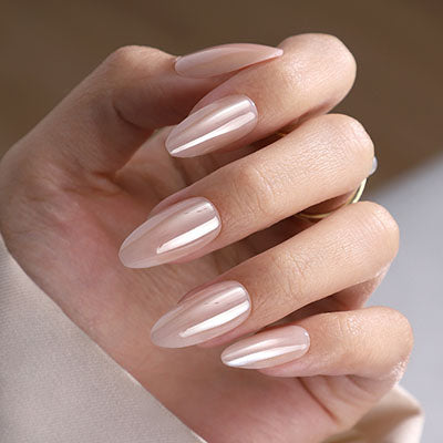 Pink Donut Gel Press Ons