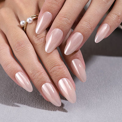 Pink Donut Gel Press Ons