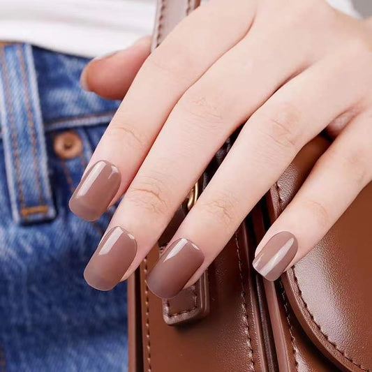 Joy Brown Gel Nail Strips