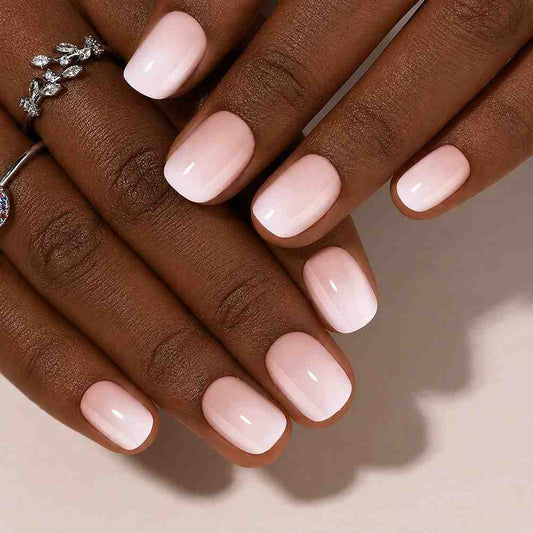 Coral Cotton Gel Press Ons