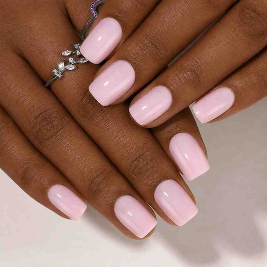 Petal Plain Gel Press Ons