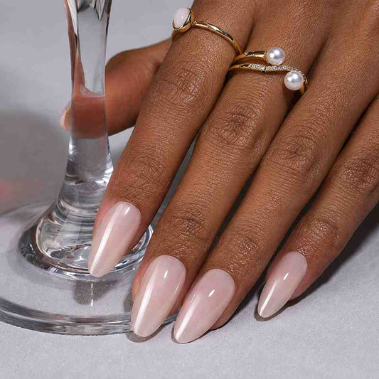 Pink Donut Gel Press Ons