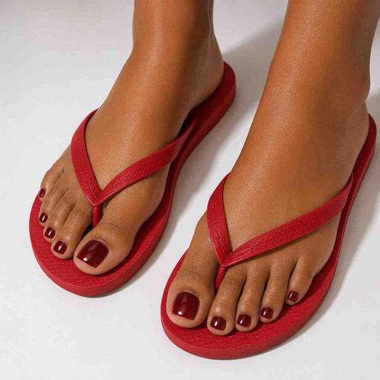 Dark Cherry Toes Press Ons