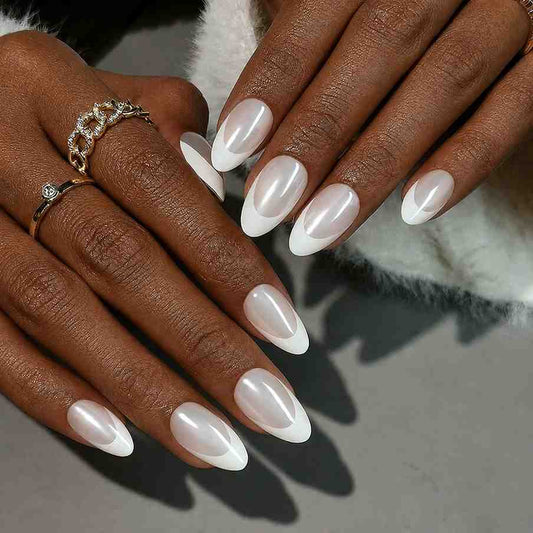 French Whisper Gel Press Ons